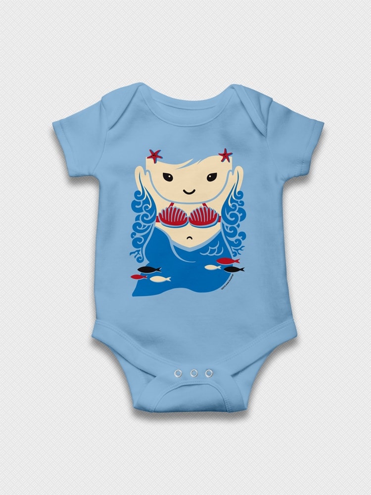 Lil Mermaid 3 ONESIE MERMAID