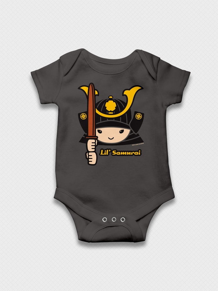 Lil’ Samurai | Cute Samurai T-Shirt & Baby Onesie 3 ONESIE SAMURAI