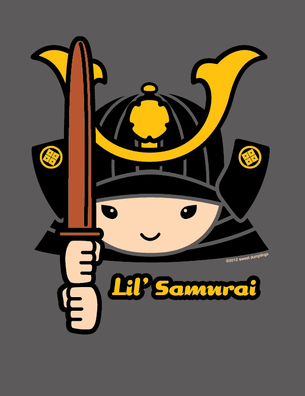 Lil’ Samurai | Cute Samurai T-Shirt & Baby Onesie 1 SAMURAI